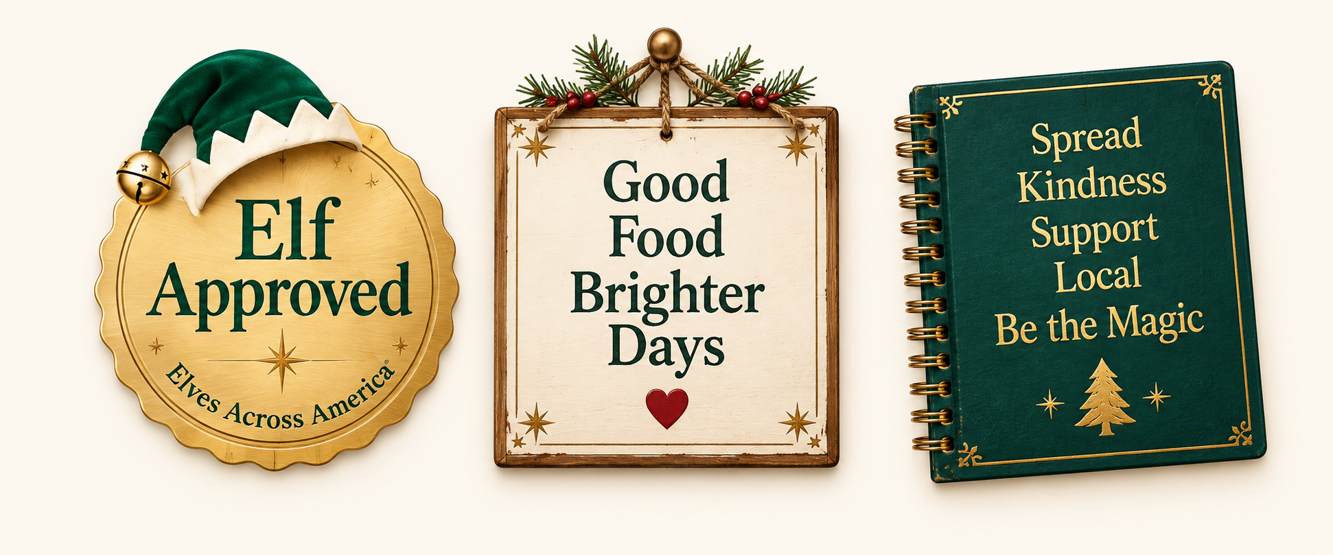 Campaign recognition artwork, window signage, and a social and marketing guide